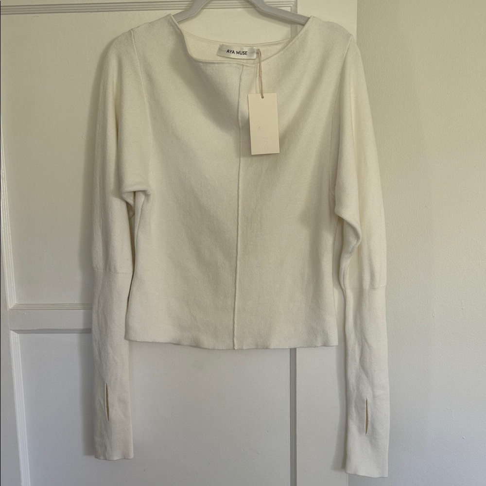 Aya Muse Cream Long Sleeve - Never worn/ 436$ - Picture 3 of 8